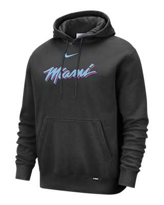 Мужское худи Miami Heat City Edition Nike Basketball Club Pull-Over Hoodie для баскетбола