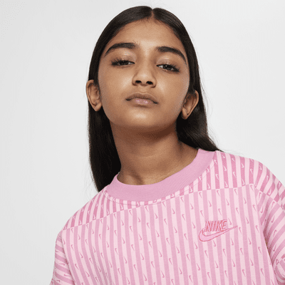 Nike Sportswear Club Fleece extragroßes Sweatshirt für ältere Kinder (Mädchen)