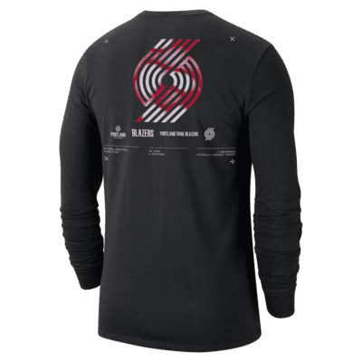 Portland Trail Blazers Fanatics Branded 2019/20 NBA Hoops for Troops Long  Sleeve Shooting Shirt - Navy