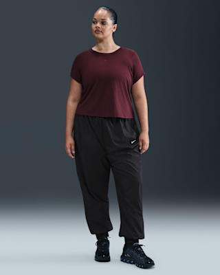 Женские спортивные штаны Nike Sportswear Classic Wovens UV Protection Mid-Rise Loose Joggers (Plus Size)