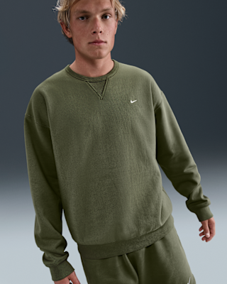 Мужские  Nike Solo Swoosh Fleece Crew