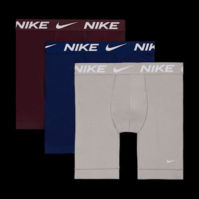 Nike Dri-FIT Essential Micro Long Boxer Briefs (3-Pack)