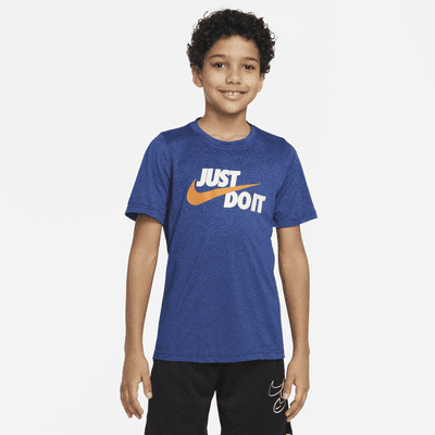 Playera de entrenamiento para niños talla grande Nike Dri-FIT. Nike.com