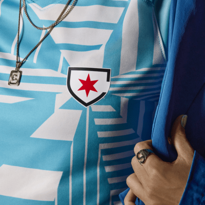 Jersey Nike Dri-FIT de la NWSL tipo réplica para mujer Chicago Red Stars 2024 Stadium Primary