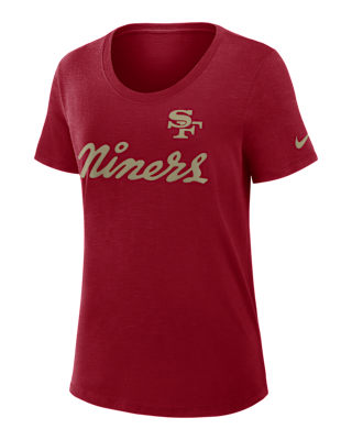 Женская футболка San Francisco 49ers Rivalries Collection Slub Nike Dri-FIT NFL