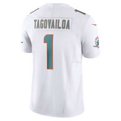 Jersey de fútbol americano Nike Dri-FIT de la NFL Limited para hombre Tua Tagovailoa Miami Dolphins