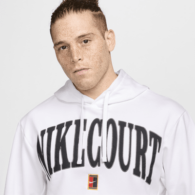 Felpa da tennis in fleece con cappuccio Dri-FIT NikeCourt Heritage – Uomo