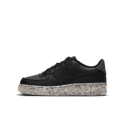 air force 1 kids black