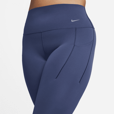 Leggings de 7/8 de tiro alto y sujeción media con bolsillos para mujer Nike Universa