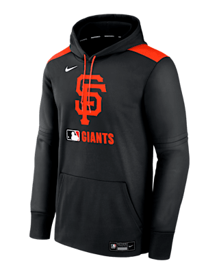 Мужское худи San Francisco Giants Authentic Collection Nike Therma MLB Pullover Hoodie