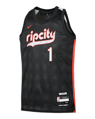 Подростковые джерси Anfernee Simons Portland Trail Blazers 2024/25 City Edition Big Kids' Nike Dri-FIT NBA Swingman Jersey