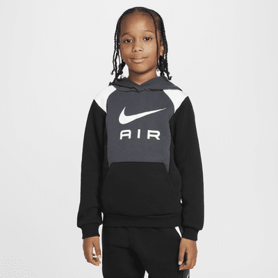 Conjunto de pants y sudadera sin cierre de tejido Fleece para preescolar Nike Air