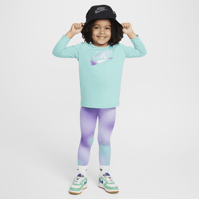 Nike Dri-FIT Toddler Long Sleeve T-Shirt and Leggings Set