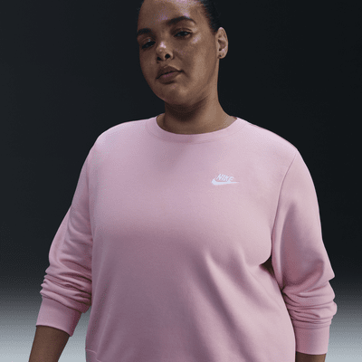 Nike Sportswear Club Fleece Women's Crew-Neck Sweatshirt (Plus Size)