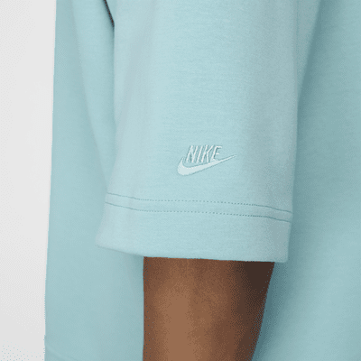 Haut en tissu Fleece à manches courtes Nike Tech pour homme