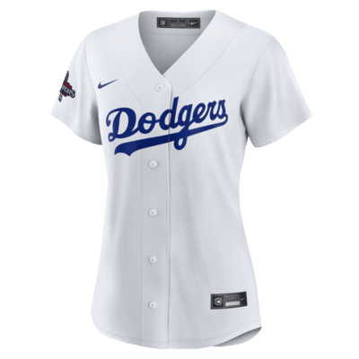 Jersey Nike de la MLB Replica para mujer Los Angeles Dodgers 2024 World Series Champions