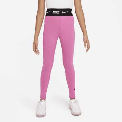 Nike Sportswear Graphic Leggings DB2824 684 Pink/Gold New Kids Size Medium
