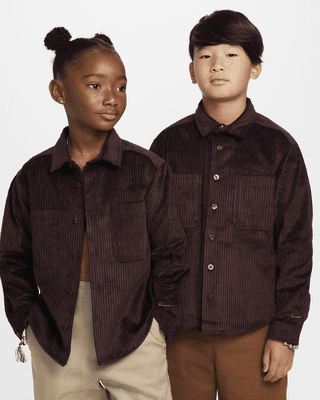 Подростковые  Nike SB Big Kids' Button-Down Layering Top