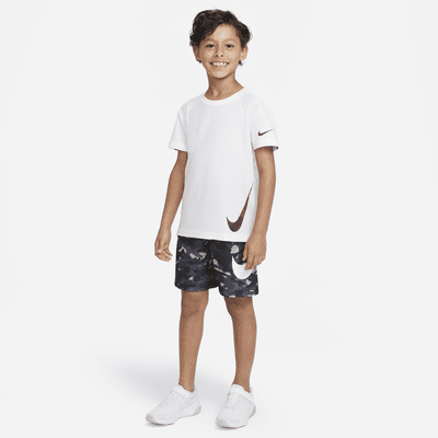 Nike Dri-FIT Little Kids' Printed Shorts