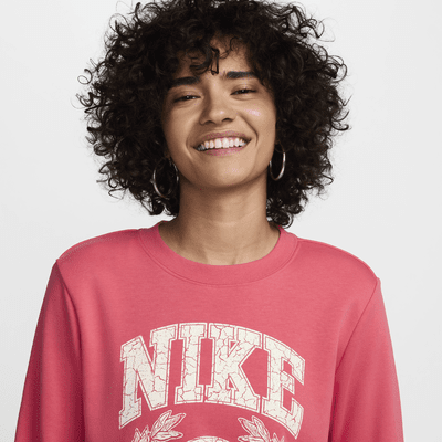 Sudadera de cuello redondo para mujer Nike Sportswear Club Fleece