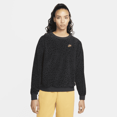 nike women's fleece crewneck