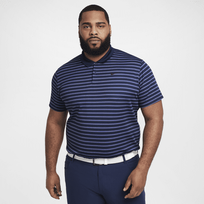 Pánská golfová polokošile Nike Dri-FIT Victory s proužky