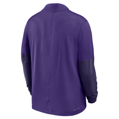 LSU Men's Nike Dri-FIT College 1/2-Zip Top