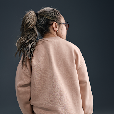 Sudadera oversized para niños talla grande Nike Sportswear Club Fleece