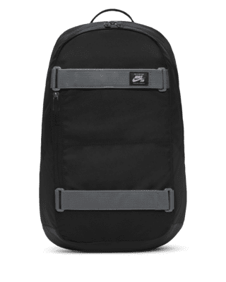 nike sb courthouse skate backpack with mosaic logo in black