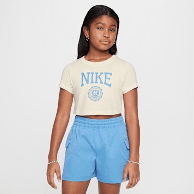 Nike Sportswear Older Kids' (Girls') Cropped T-Shirt