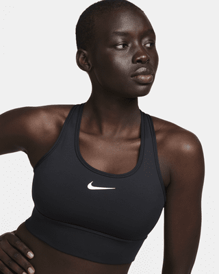 Женские  Nike Swoosh Medium Support Padded Longline Sports Bra