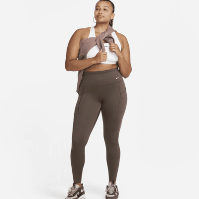 Nike Go Leggings in voller Länge mit Taschen, starkem Halt und hohem Bund für Damen