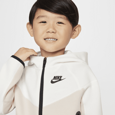 Conjunto de sudadera con gorro de dos piezas infantil Nike Sportswear Tech Fleece Full-Zip Set