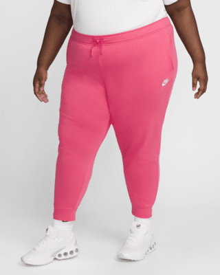 Женские спортивные штаны Nike Sportswear Club Fleece Mid-Rise Joggers (Plus Size)