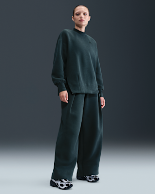 Женские  Nike Sportswear Tech Fleece High-Waisted Pleated Pants