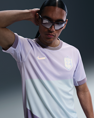 Мужские джерси Norway 2025 Stadium Away (Women's Team) Nike Dri-FIT Soccer Replica Jersey