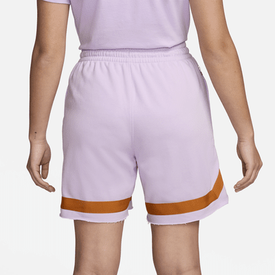 Shorts de básquetbol de French Terry para mujer Nike Swoosh Fly