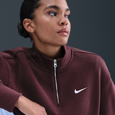 Nike Sportswear Phoenix Fleece Women's Oversized 1/4-Zip Long Sweatshirt