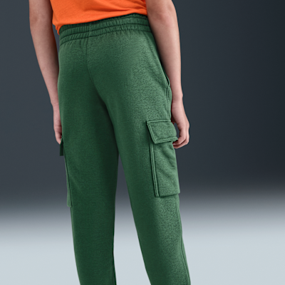 Pants cargo para niños talla grande Nike Sportswear Club Fleece