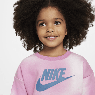 Conjunto infantil de leggings y sudadera Nike Solarized