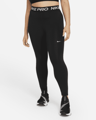 nike pro black training leggings
