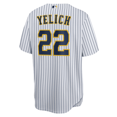 Jersey de béisbol Replica para hombre MLB Milwaukee Brewers (Christian Yelich)