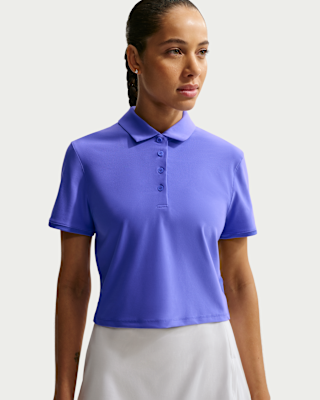 Женские шорты Nike Victory Dri-FIT Short-Sleeve Cropped Golf Polo
