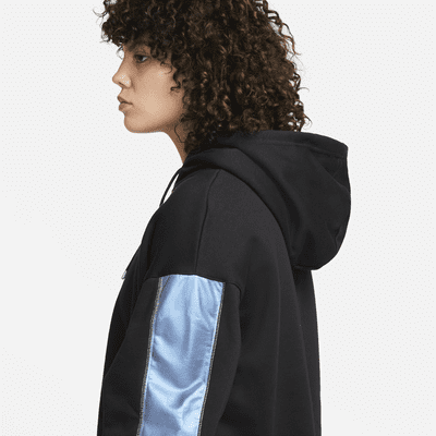 Sudadera con gorro y gráfico de tejido Fleece oversized para mujer Nike Sportswear