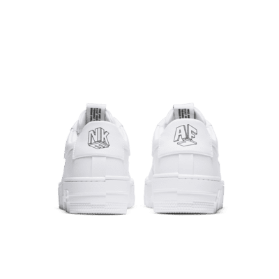 nike white pixel air force