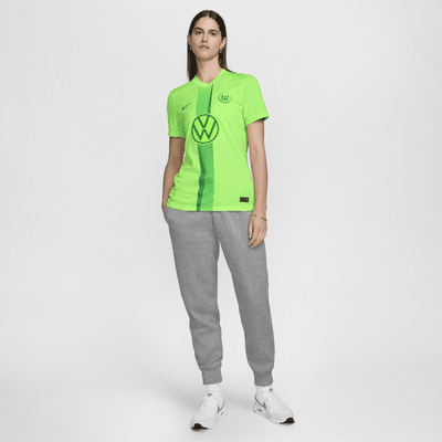 Primera equipación Stadium VfL Wolfsburgo 2024/25 Camiseta de fútbol de réplica Nike Dri-FIT - Mujer