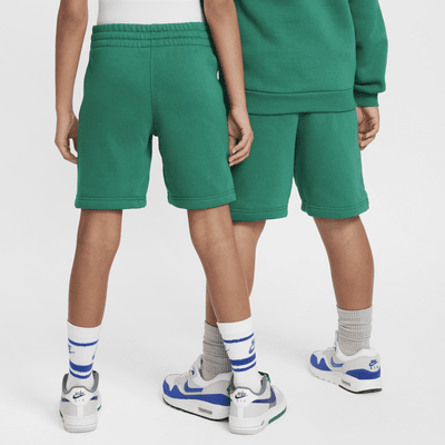 Shorts de French Terry para niños talla grande Nike Sportswear Club