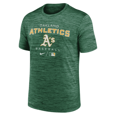 Oakland Athletics A's MLB T-shirt Team Nike Sports Sz 2XL Green  Preowned