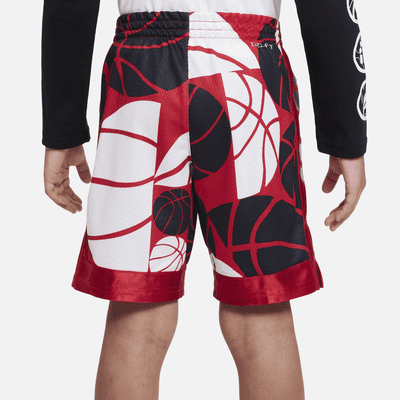 Nike Dri-FIT Elite Printed Shorts Little Kids' Shorts