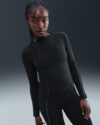 Женские  Nike One Fitted Dri-FIT Long-Sleeve Top